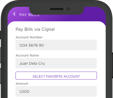 Select the Source Account you wish to use to pay