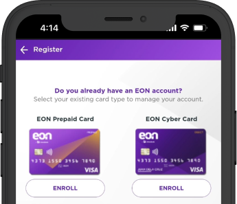 Choose a Card to Enroll